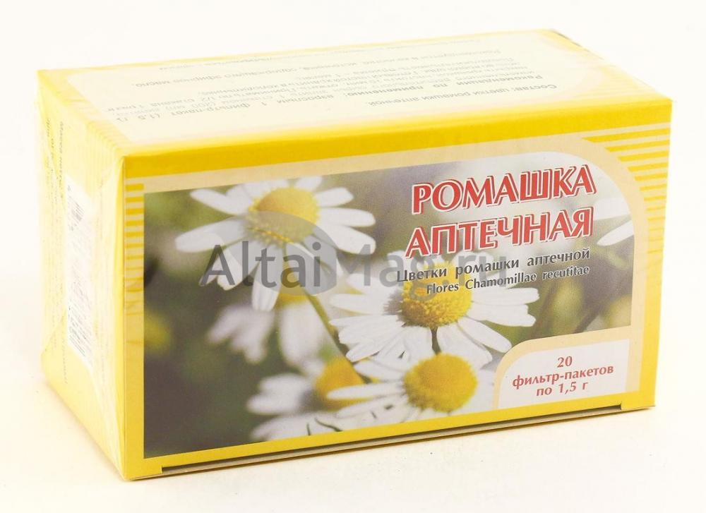 Ромашка цветки (аптечная), 20 пакетиков в Минске — купить недорого по ...